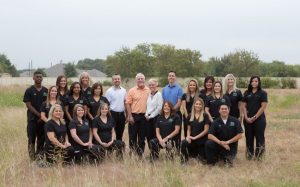 staff group photo, Mansfield Family Dentistry